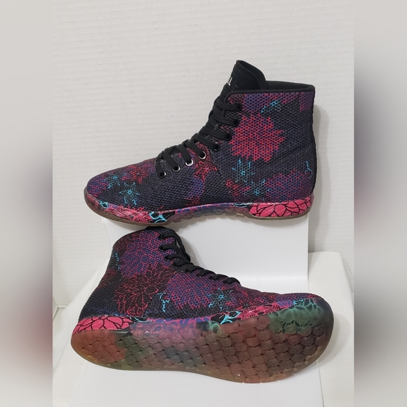 NoBull Succulent Floral High Top Trainer Sneaker Shoe (Unisex)W9 M7.5 - Picture 11 of 15